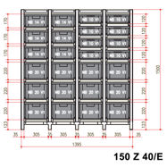 základní pole, 12 ks nádob NB 20 V1,8 ks nádob NB 10 V1, 6 ks nádob NB 14 V1